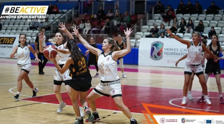 Avrupa Spor Haftası etkinlikleri basketbol maçı ile noktalandı