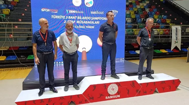 Barış Özcan, 3 Bant Bilardo Türkiye Şampiyonası’nda üçüncü oldu