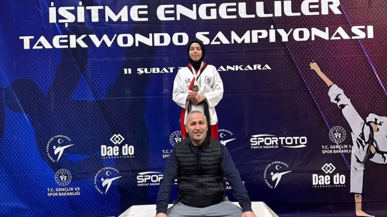 Elif Ebrar Cabbar, Taekwondo’da Türkiye üçüncüsü oldu
