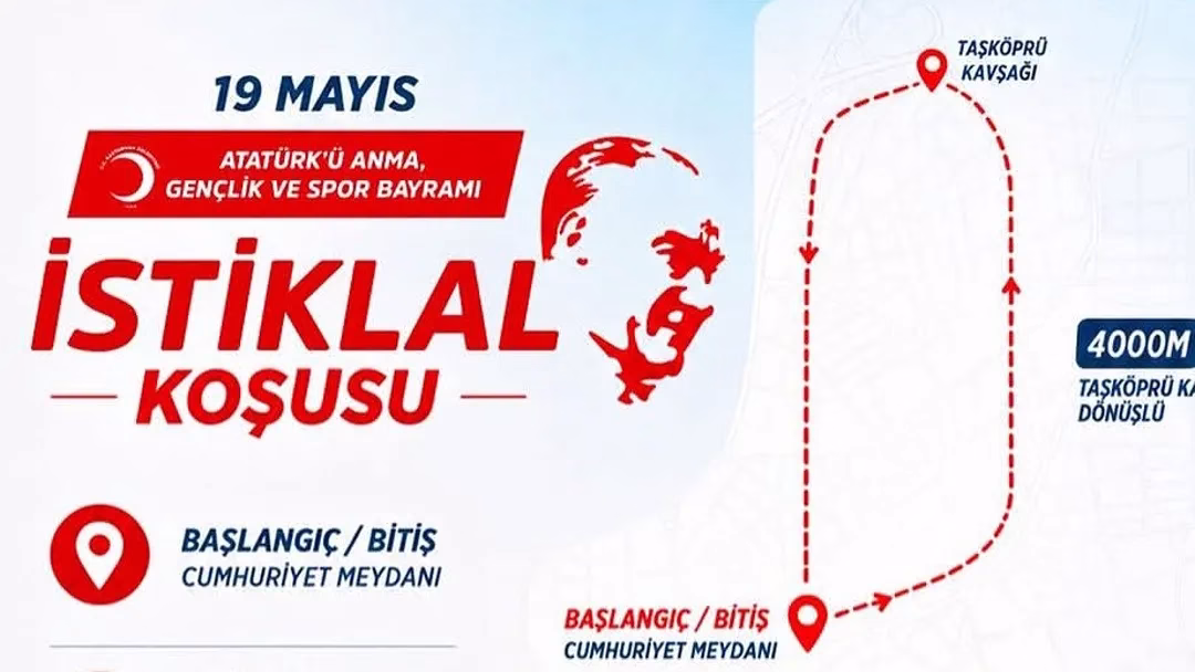 Kastamonu’da 19 Mayıs Coşkusu: İstiklal Koşusu düzenlenecek