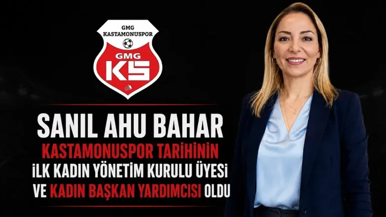 Kastamonuspor Tarihinde Bir İlk: Ahu Bahar İlk Kadın Başkan Yardımcısı oldu