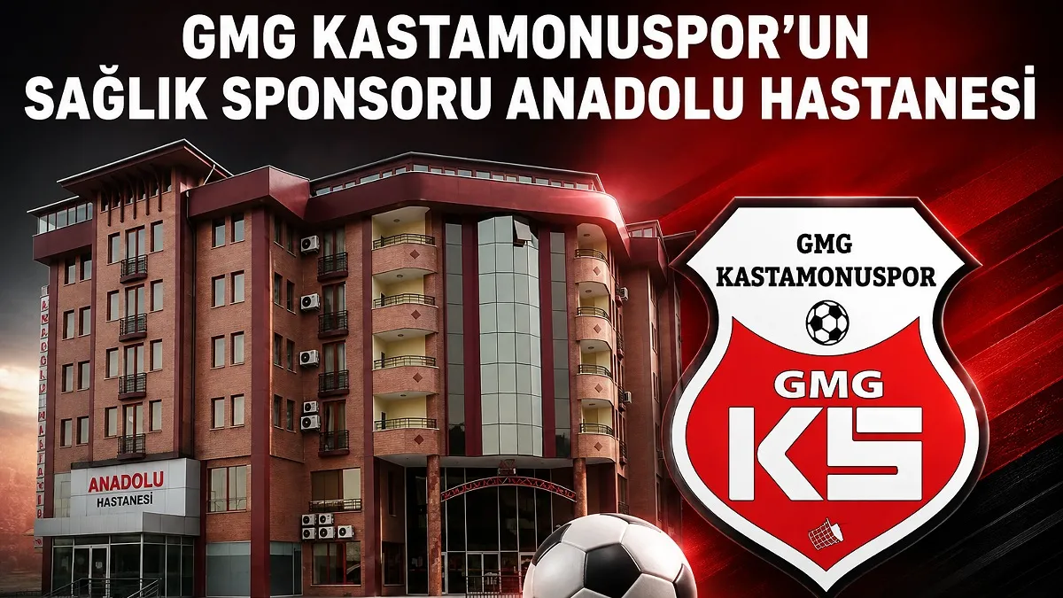 Kastamonuspor’un sağlık sponsoru yine Anadolu Hastanesi oldu