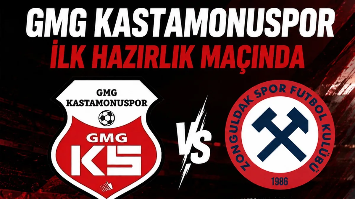 GMG Kastamonuspor, İlk Hazırlık Maçında Zonguldak FK ile karşılaşacak
