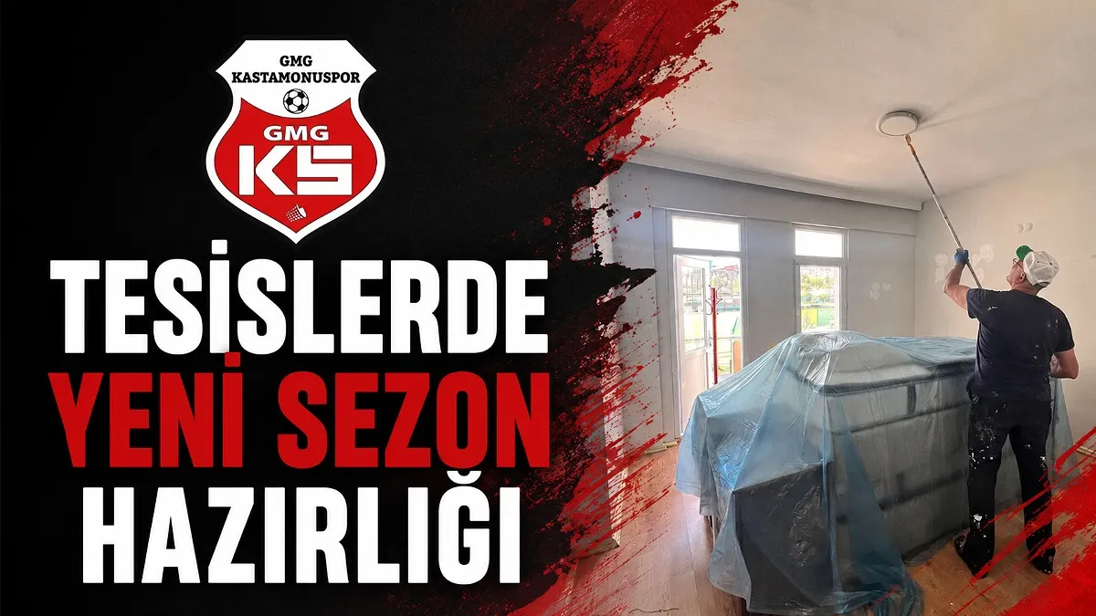 Kastamonuspor’da yeni sezon öncesi tesislerde yoğun mesai