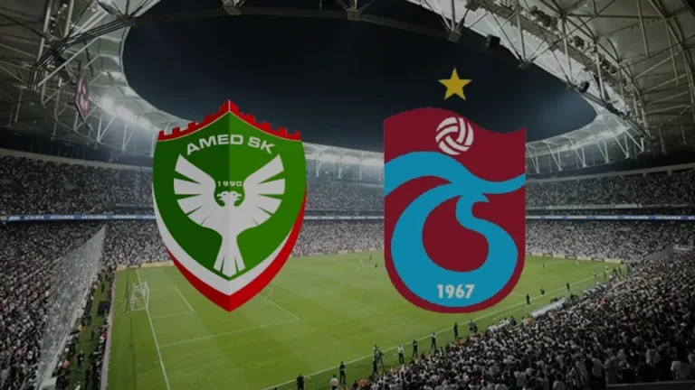 Amedspor Trabzonspor maçı ne zaman saat kaçta ve hangi kanalda
