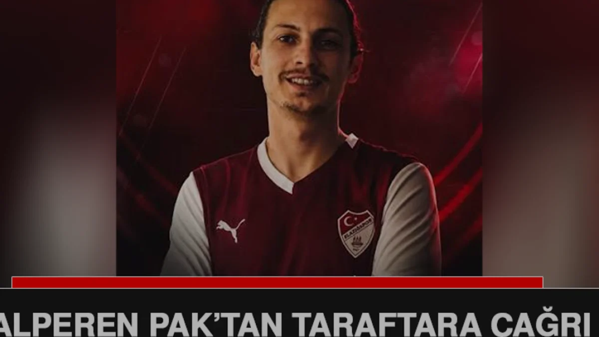 Elazığsporlu Alperen Pak Şampiyonluk Hedefini Açıkladı