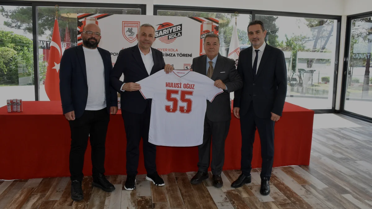 Samsunspor ve Sarıyer Kola Arasında Sponsorluk Anlaşması