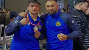Asrın Fırat Yaman Avrupa Kick Boks Şampiyonası için Milli Takımda