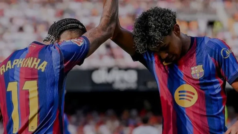 Barcelona Racing Santander karşısında gol olup yağdı