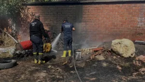 Taşköprü Alatarla köyünde iki yangın birden çıktı