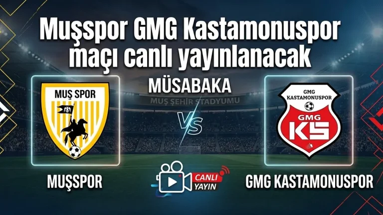 Kastamonuspor’un maçı ilk kez canlı yayında!