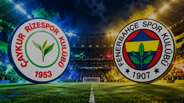 Çaykur Rizespor Fenerbahçe maçı ne zaman canlı izle saat kaçta?