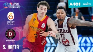 Galatasaray – Bordo Bandırma 102-68 basketbol maç özeti izle