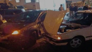 İnebolu’da İki Otomobil Çarpıştı