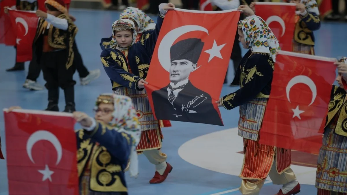 Kastamonu Merkez Spor Salonu’nda Cumhuriyet Bayram Kutlamaları yapıldı