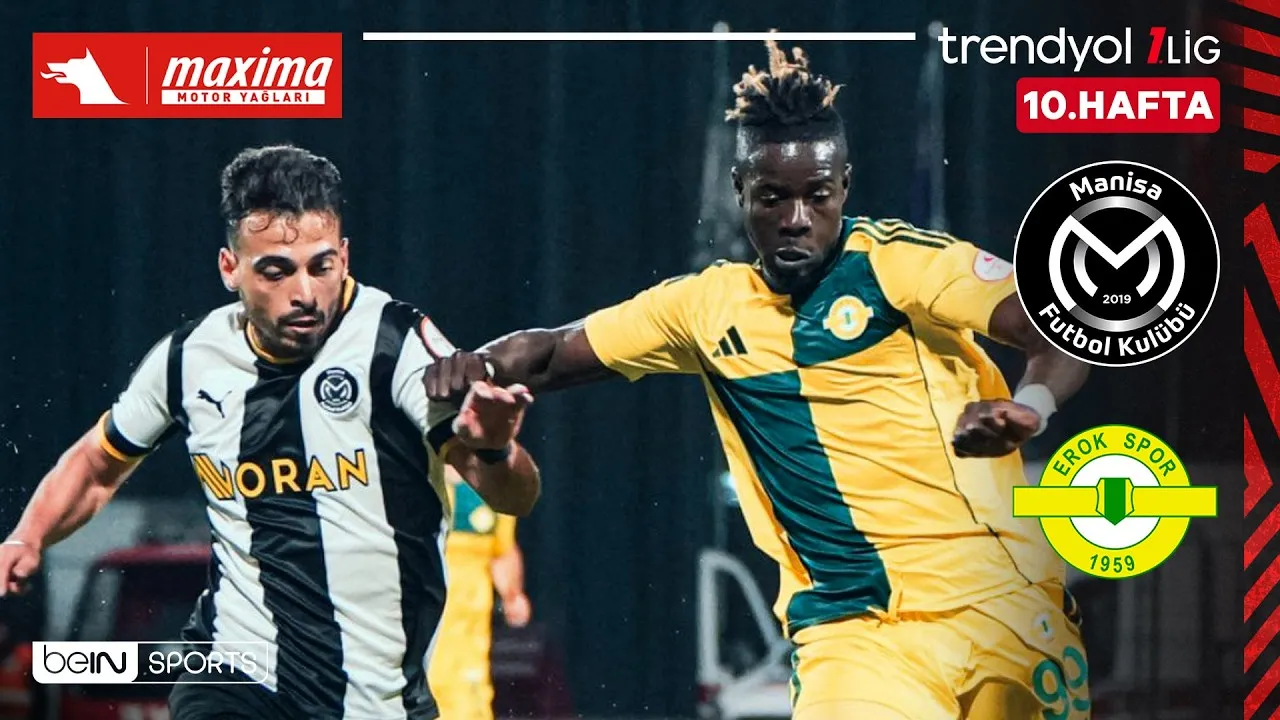 Manisa FK – Esenler Erokspor 1-1 maç özeti izle