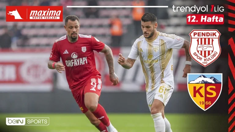 Pendikspor – Kayserispor 2-2 maç özeti izle