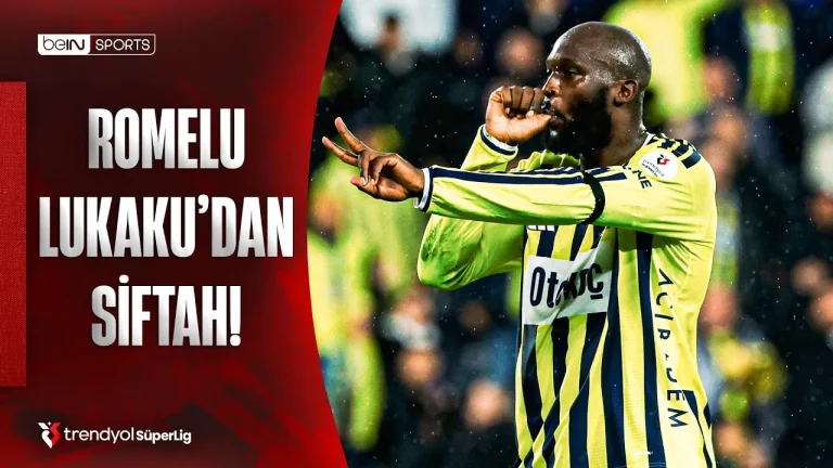 Romelu Lukaku Fenerbahçe’de ilk golü izle – Fenerbahçe – Alanyaspor maçı