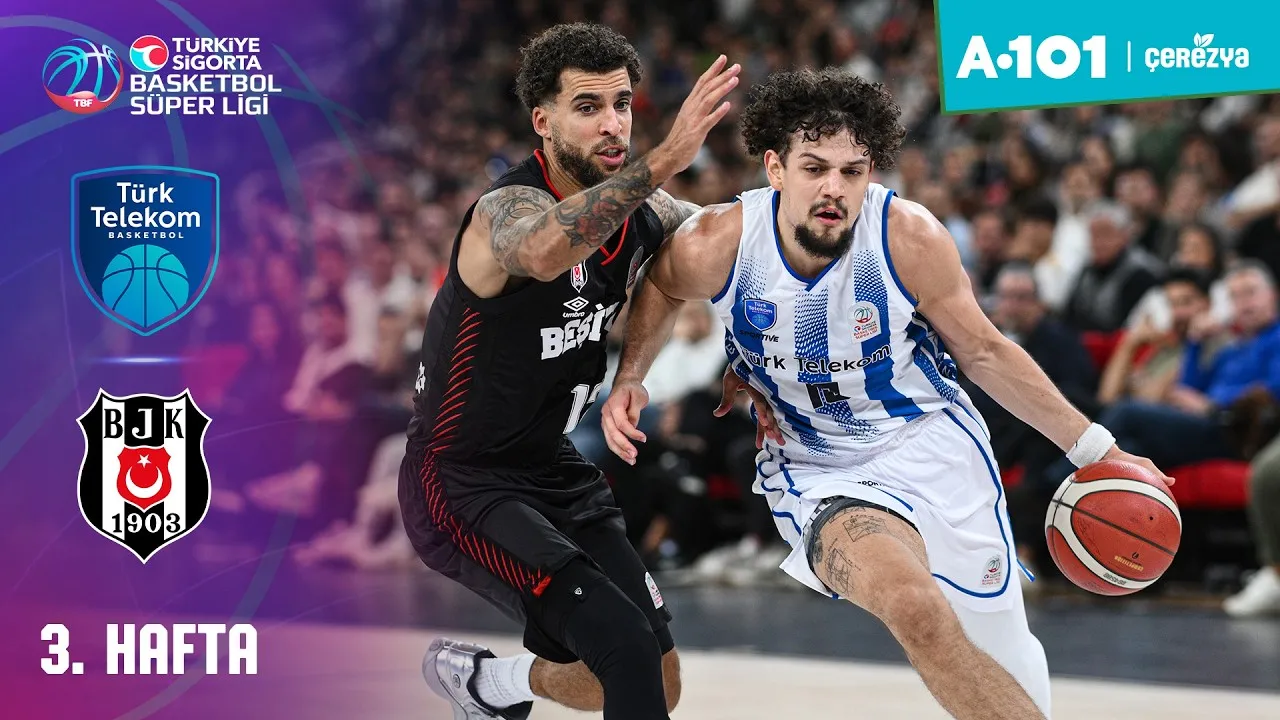 Türk Telekom – Beşiktaş 88-63 basketbol maç özeti izle